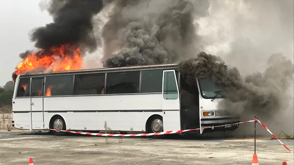 Formation conducteur bus incendie extincteurs Huillet Formation Prévention